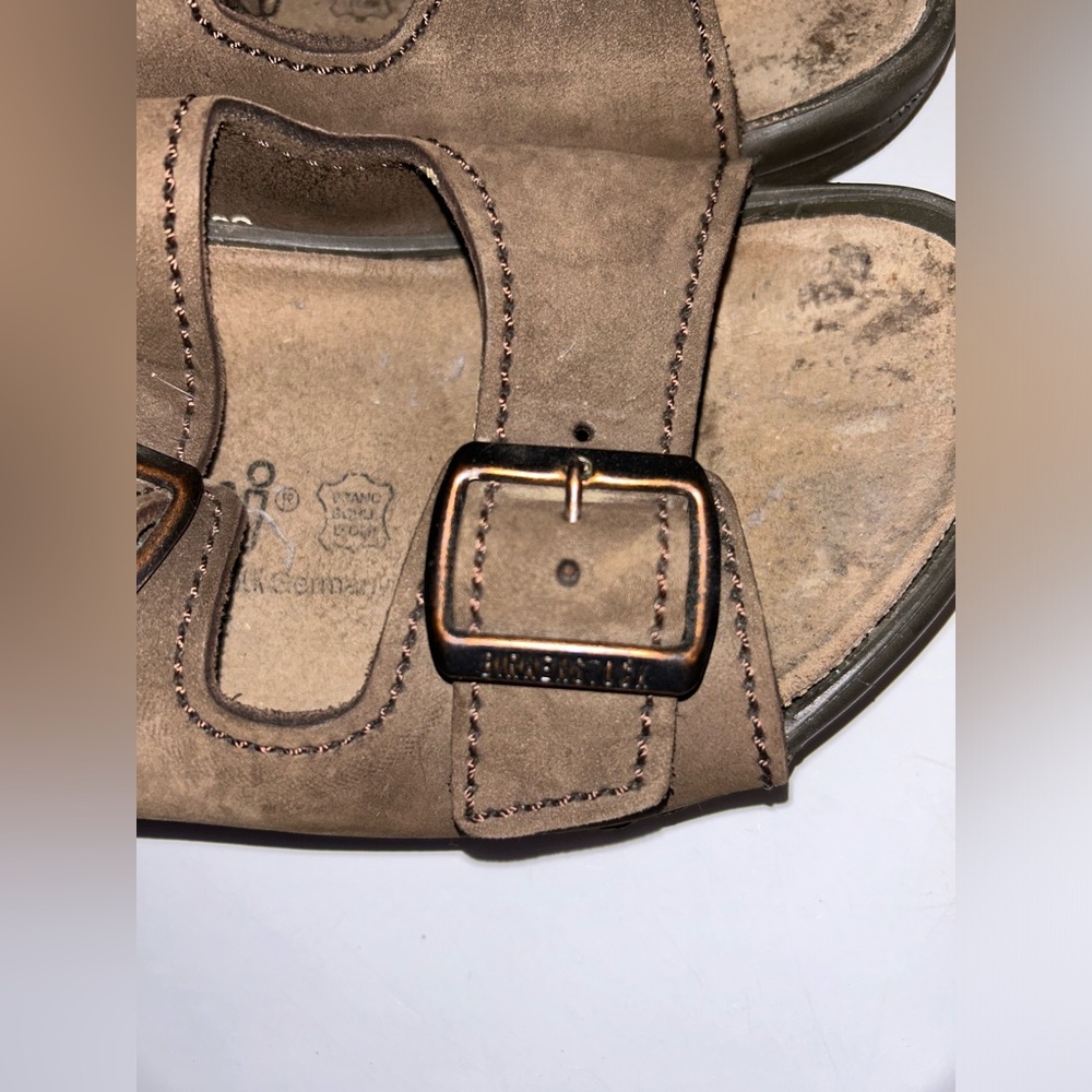 Birkenstock Tatami Brown Two Strap Sandals, size 41 - Picture 3 of 9
